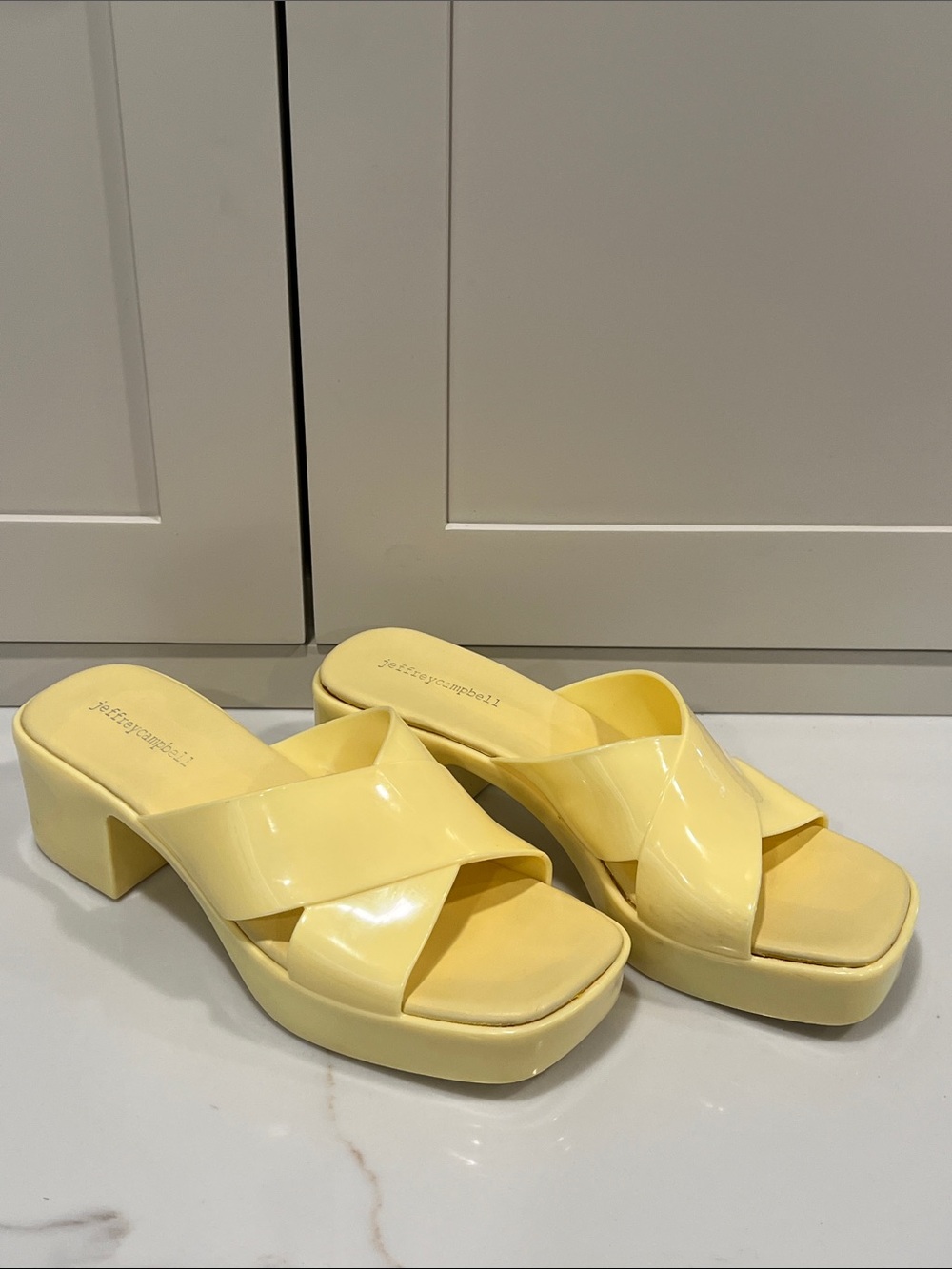 Jeffrey Campbell Bubblegum Heeled Sandal size 40